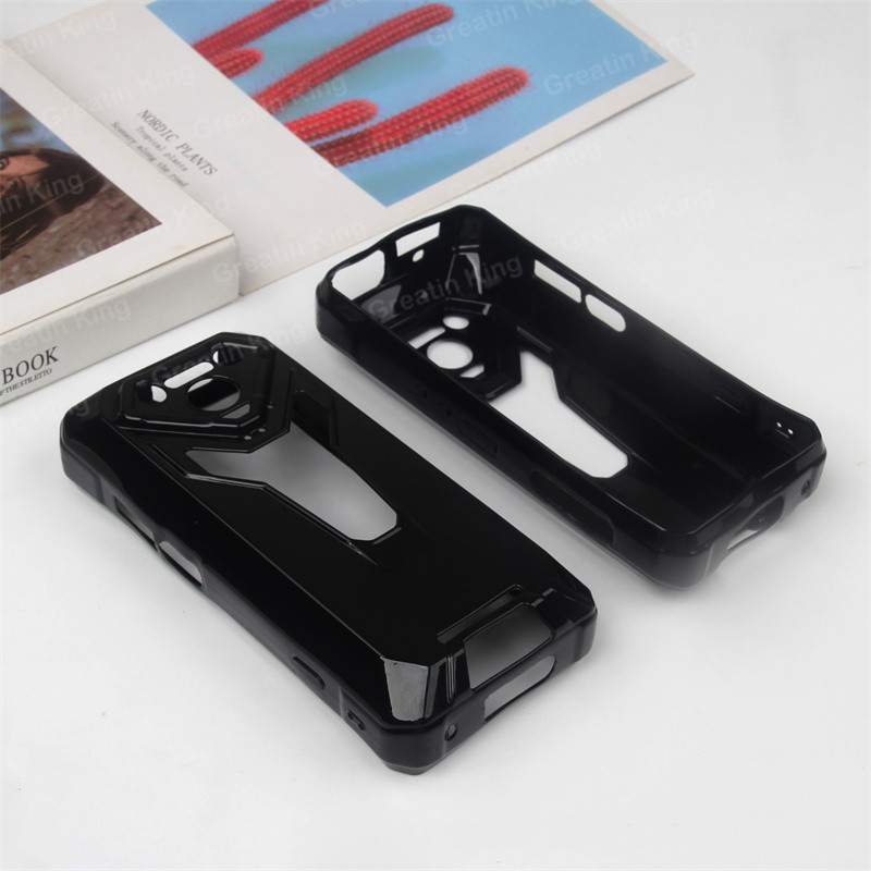 ปลอกสําหรับ Ulefone Armor 34 Pro + 34 + เคสโทรศัพท์สีดําเรียบง่ายเกราะป้องกัน Soft TPU ฝาครอบกันกระแ