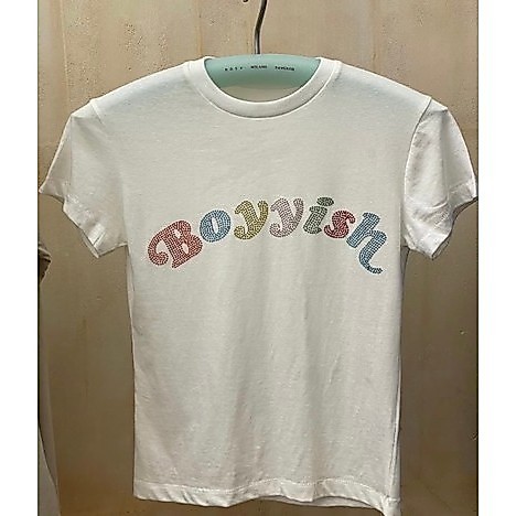 เบโน สีจดหมายพิมพ์เสื้อยืดแขนสั้นสําหรับผู้ชายและผู้หญิงลําลองหลวมไหล่ผ้าฝ้าย 100% สูงสุด