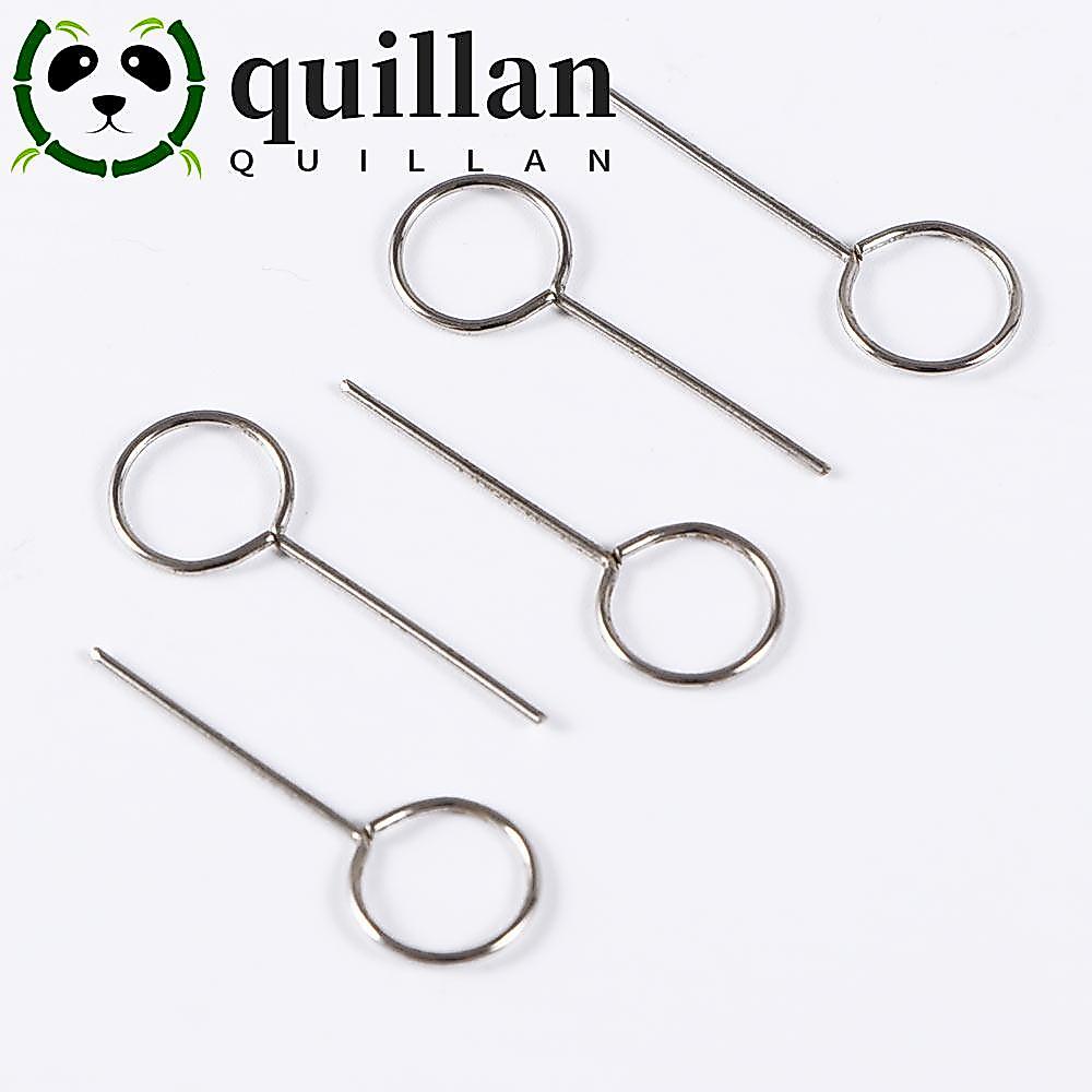 QUILLAN ซิมการ์ดถาด Ejector 10 ชิ้น/แพ็ค Pin Ejecting โทรศัพท์ Key เครื่องมือโทรศัพท์มือถือการ์ดเข็ม