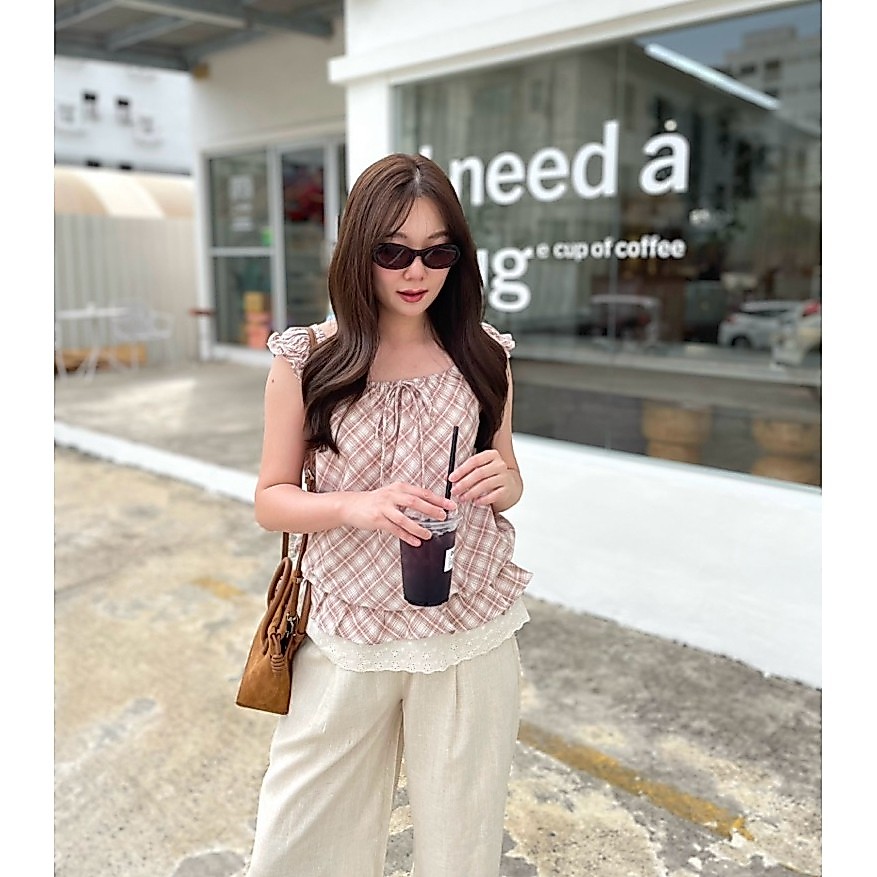 Snazzy shop - Scott top x Linen pants