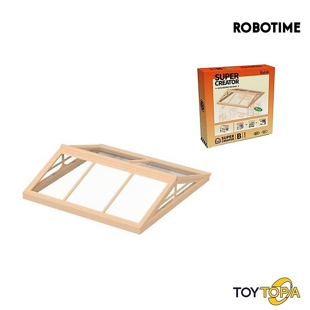 (123180) (DWP10) Roof D: Super Creator DIY Miniature House By Rolife