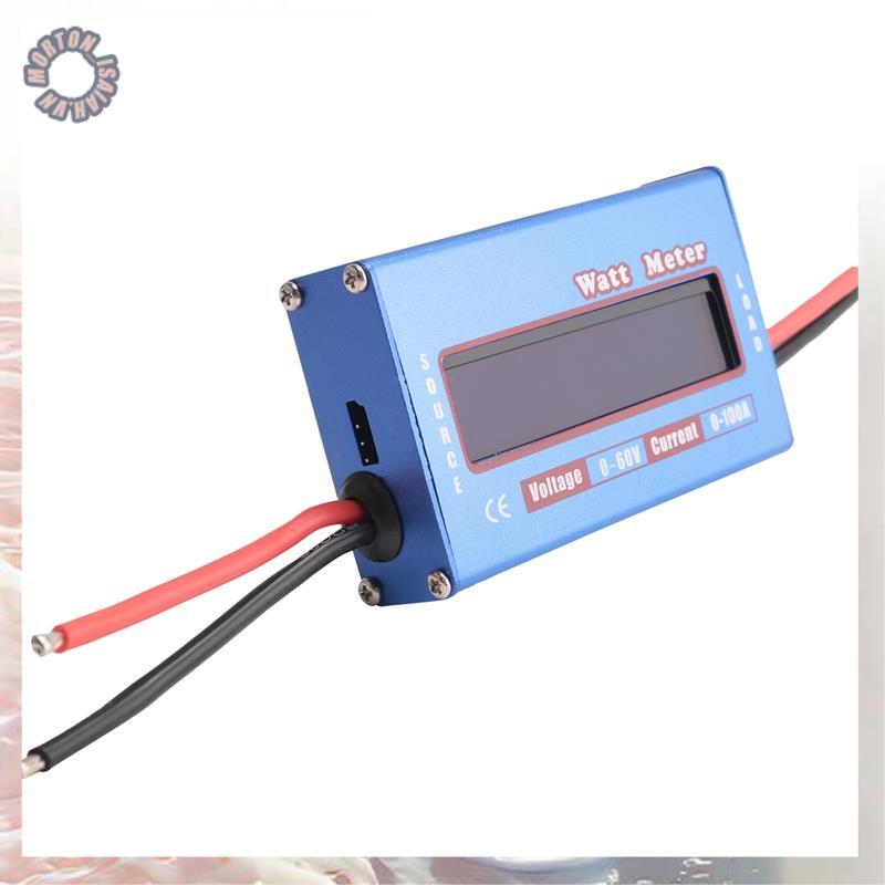 [VNG3]Digital Wattmeter Watt Meter Power Meter DC 60V 100A Balance Voltage Battery Checker