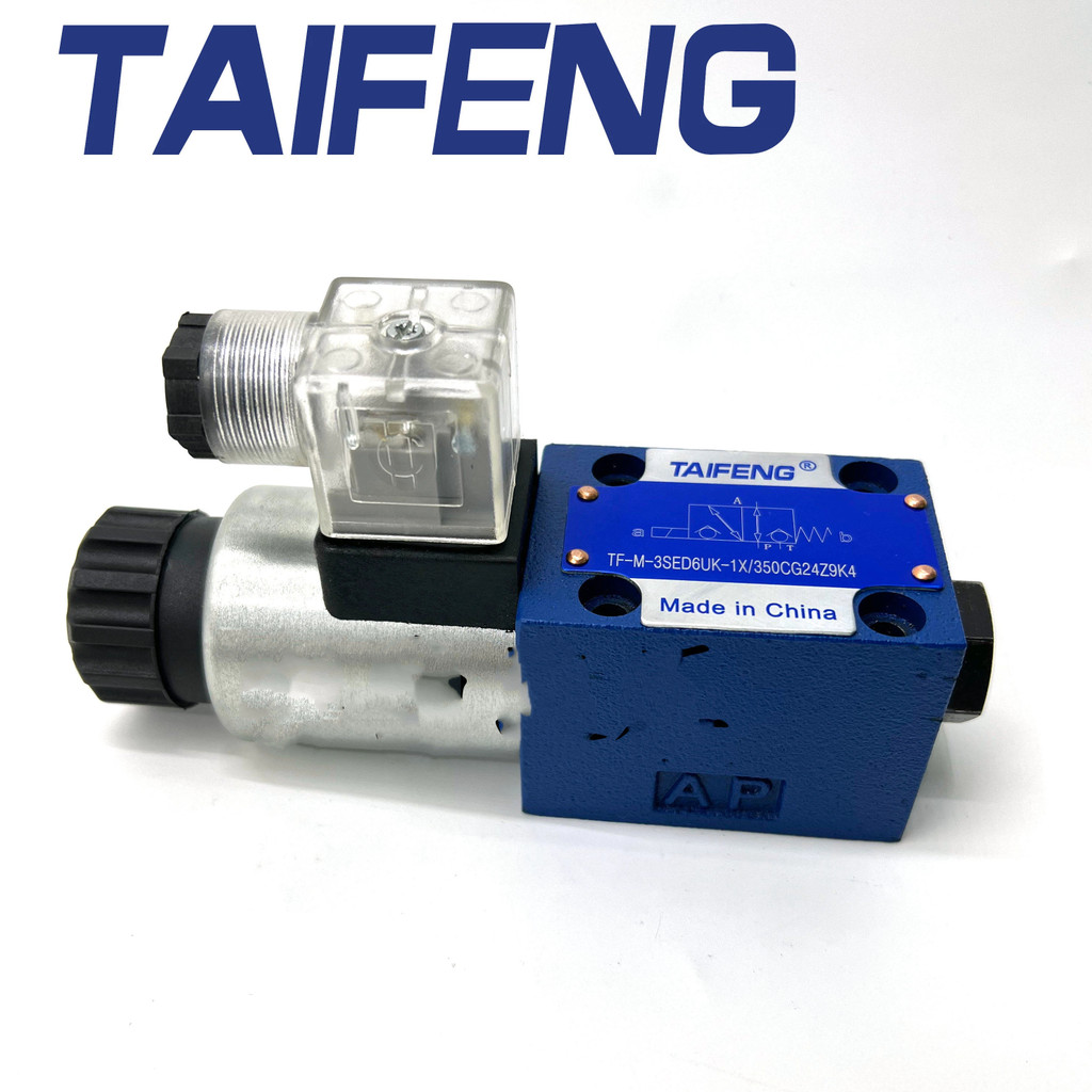 บอลวาล์วโซลินอยด์ไฮดรอลิก TF-M-3SED6UK-1X/350CG24Z9K4 N9K4 TAIFENG สินค้าพร้อมสต็อก