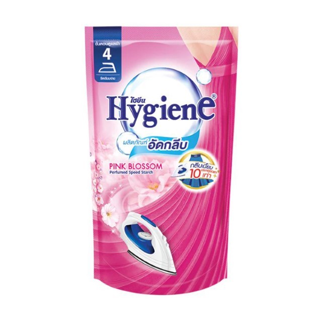 ไฮยีน น้ำยาอัดกลีบพิ้งค์บลอสซั่ม Hygiene Speed Pink Pouch 500ml. ราคาถูก Shopee Lazada