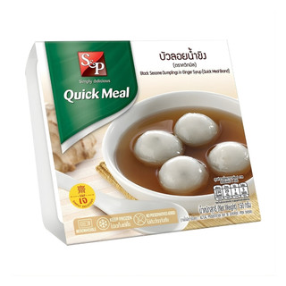 เอสแอนด์พี บัวลอยน้ำขิง S&P Rice Balls in Ginger 150g.