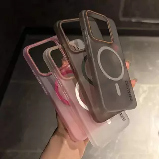 สําหรับ Xiaomi 17T Pro กรณีแม่เหล็กแม่เหล็ก Matte Pc โปร่งแสงกรณีใช้งานร่วมกับ Mi17 T 17Tpro กันกระแทกกันชนป้องกันฝาครอบ