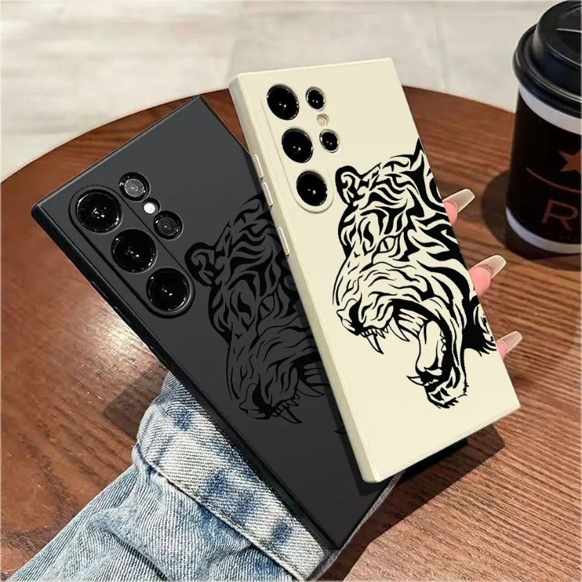 Sketch Tiger Head พิมพ์เคสโทรศัพท์สําหรับ Xiaomi Poco C75 C71 F7 Ultra X3 M3 Pro C85x C85 F8 Pro F8 
