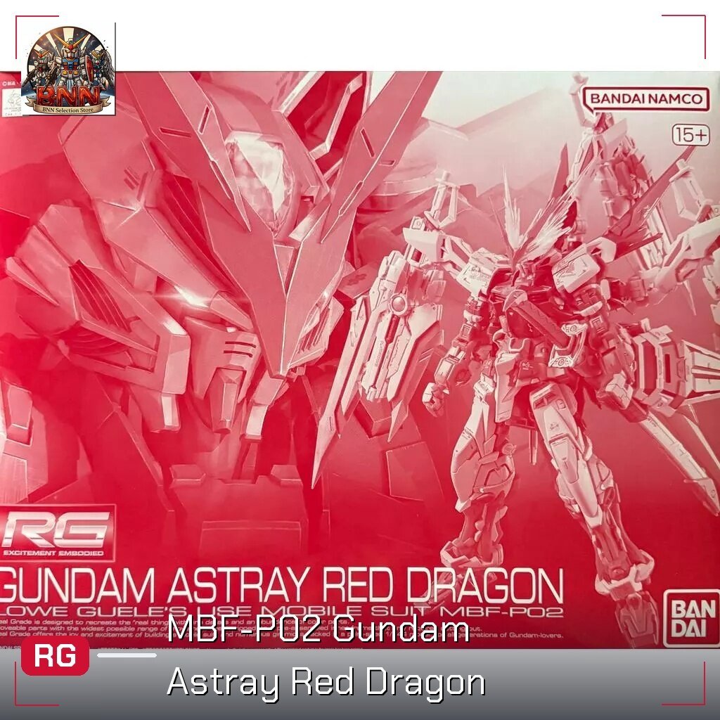 [พร้อมส่ง] Premium Bandai RG 1/144 MBF-P02 Gundam Astray Red Dragon กันพลา Gunpla ของแท้ 100%