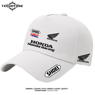 🧢 【หมวกเบสบอลขายดีที่สุด】 หมวกเบสบอล Honda ฮอนด้า ฮอนด้ารถจักรยานยนต์ปรับผ้าฝ้ายหมวกเบสบอลผู้ชายและผู้หญิงถนนหมวกเบสบอล