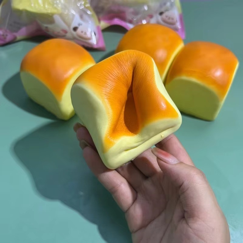 ขนมปังฮาวายบีบของเล่นช้า Rising Taba Squishy ความเครียดลูกบอล Soft Calming Squishes Fidget ของเล่นสําหรับ ADHD Party Favor ของขวัญ