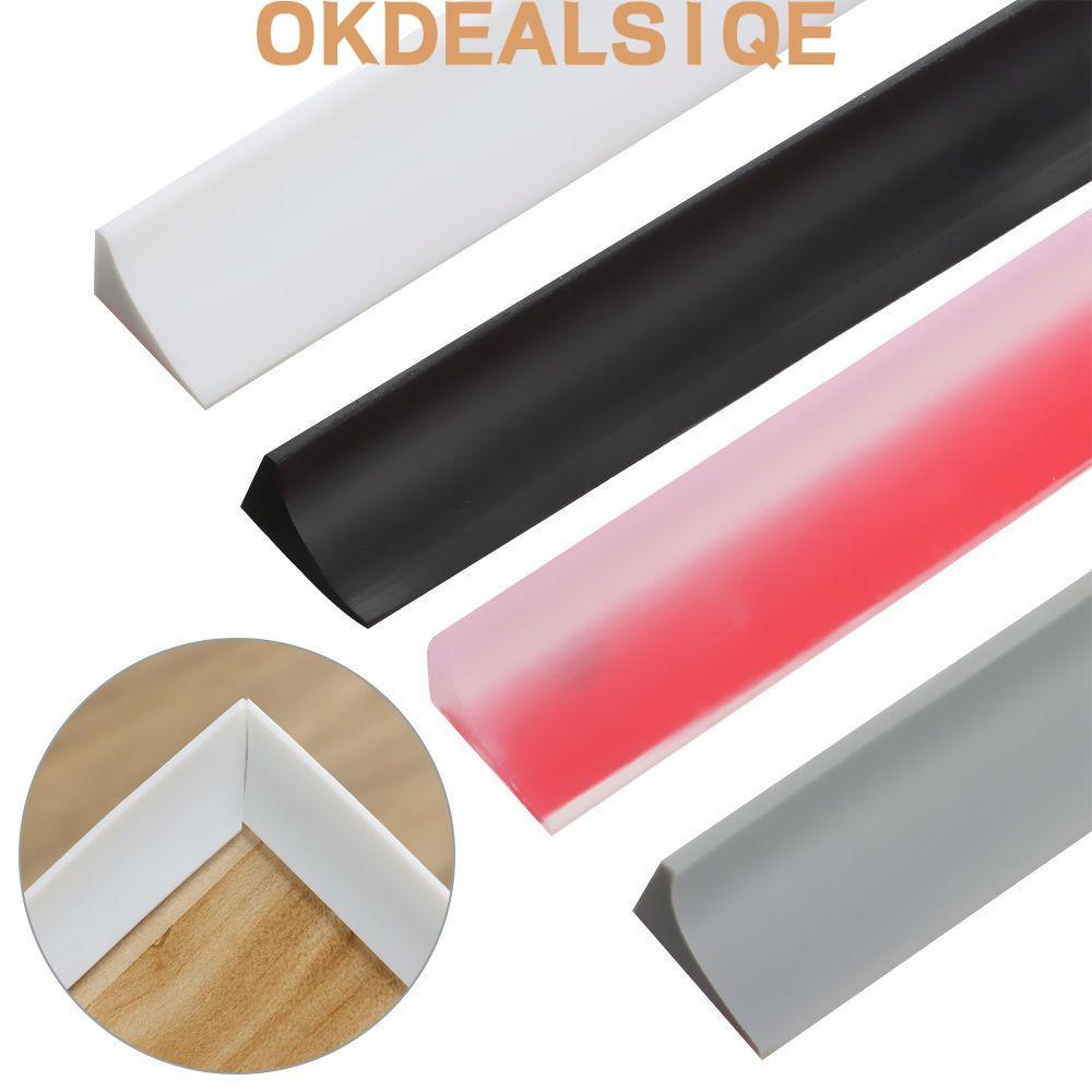 OKDEALS1QE แถบยึดน้ํา Bendable Flood Barrier Shower Dam Barrier ซิลิโคนฝักบัว Dam ประตูด้านล่างแถบปิดผนึก