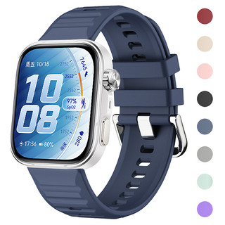 ยางรัด สายซิลิโคนเดิมสําหรับนาฬิกา Huawei Fit 5/5Pro/4/4 Pro เข็มขัดกีฬาปรับ Breathable สร้อยข้อมือเปลี่ยนสายรัดข้อมืออุปกรณ์เสริมสําหรับ Smartwatch Huawei Fit 3