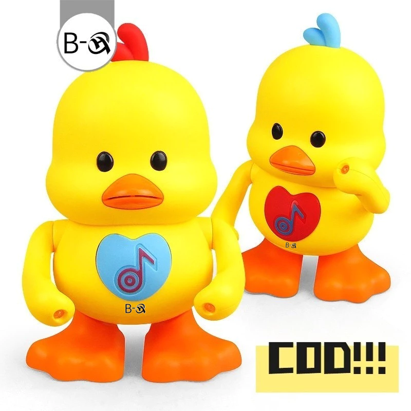 BHQ ของเล่นเด็ก เป็ดเต้น เป็ดออกกำลังกาย มีไฟมีเสียงเพลง น่ารัก