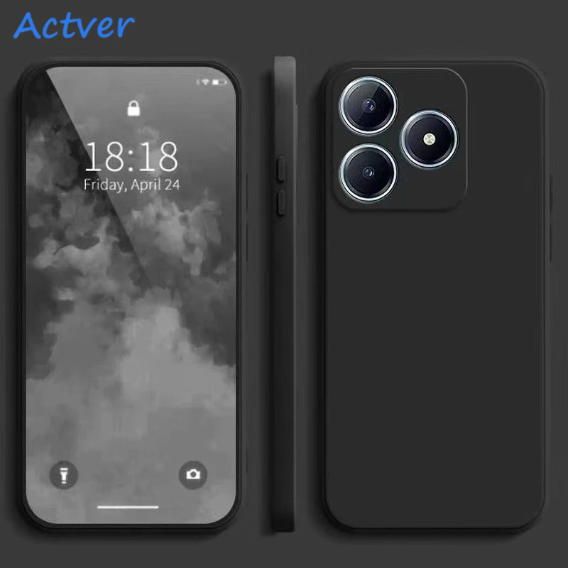 [ส่งจากไทย]เคส กำมะหยี่ สำหรับ Realme C85 C75 C71 C61 C63 C51 C53 C55 C33 C35 C21Y Note80 Note50 Note60 Note70 กันกระแทก
