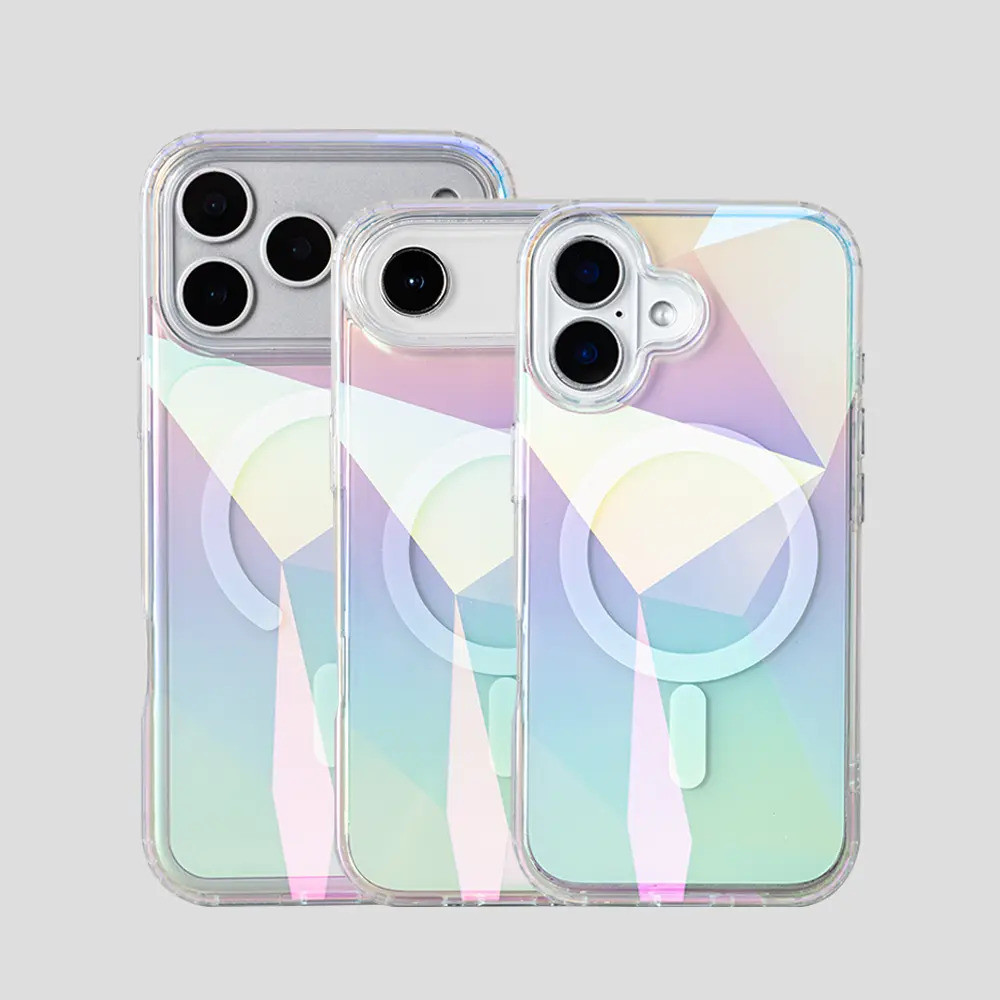 เคสโทรศัพท์แม่เหล็กดีไซน์สีสันสดใสสําหรับ ไอโฟน 17, 16, 15, 14, 13 มือโปร สูงสุด มีขอบถุงลมนิรภัย ทีพียู และฝาครอบอะคริลิคแข็ง สําหรับ iPhone 17, 16, 15 Plus เข้ากันได้กับ magnetic, ปัจจุบัน