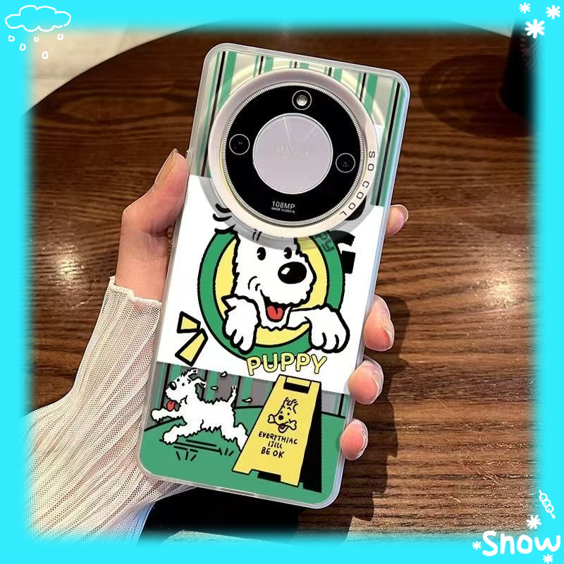 Street Wear Puppy เหมาะสําหรับ vivoX200/100pro เคสโทรศัพท์ X100 Ultra/90pro Frosted X80pro/X200 Pro/