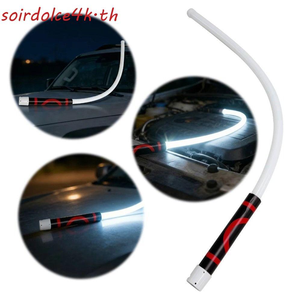 SOIRD ไฟฉาย LED Stick, 27 นิ้ว High Lumens ยืดหยุ่นไฟฉาย Stick,ทนทาน 3 โหมดความสว่างแบบพกพาชาร์จ Bendable LED Light Home