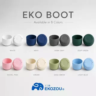 EKO BOOT ยางรองก้นแก้วทรงสูง ขนาด 78mm-84mm-88mm ผลิตจากซิลิโคนคุณภาพสูง หนา ทนทาน EKOZOU