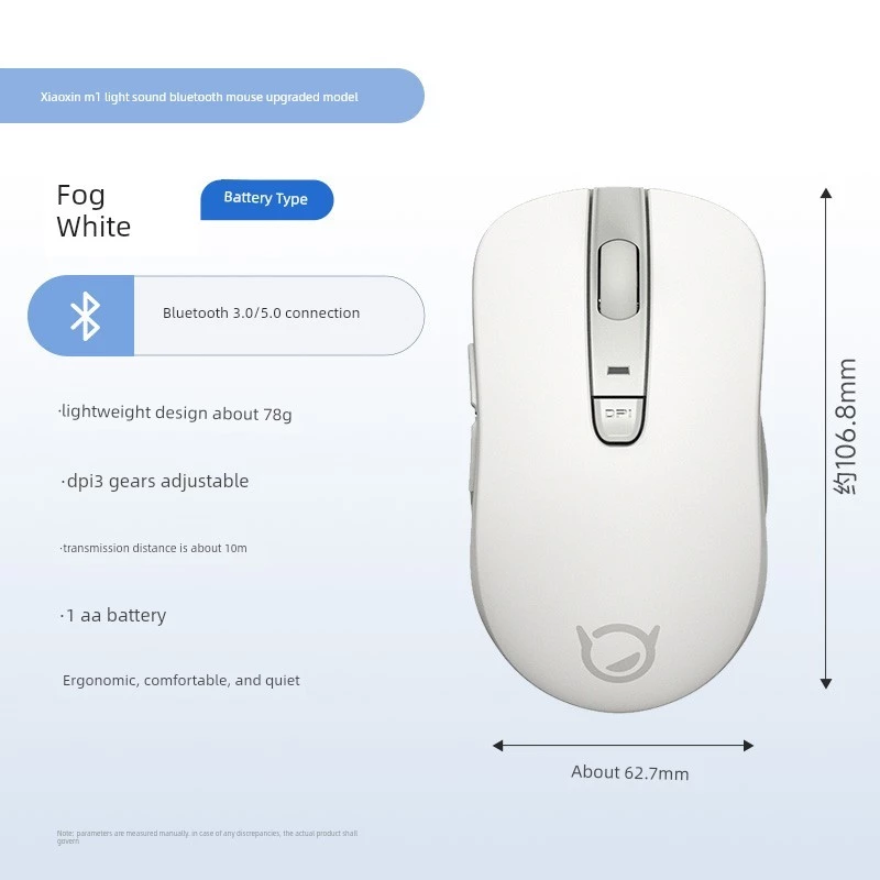 เมาส์ไร้สาย Lenovo Shin-Chan Bluetooth โหมดคู่ thumbnail 9