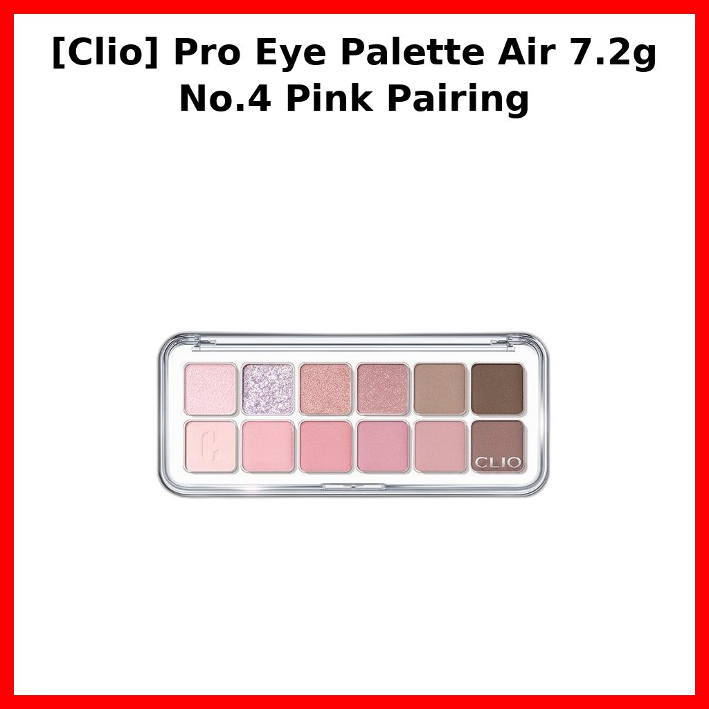 [Clio] Pro Eye Palette Air 7.2g No.4 Pink Matching / Korean Eyeshadow Palette / Pink Shades / ของแท้