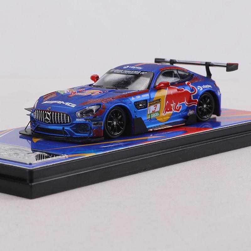 RM 1/64 Benz AMG GTS RedBull Alloy รถเหล็กโมเดลของเล่นของขวัญวันเกิด
