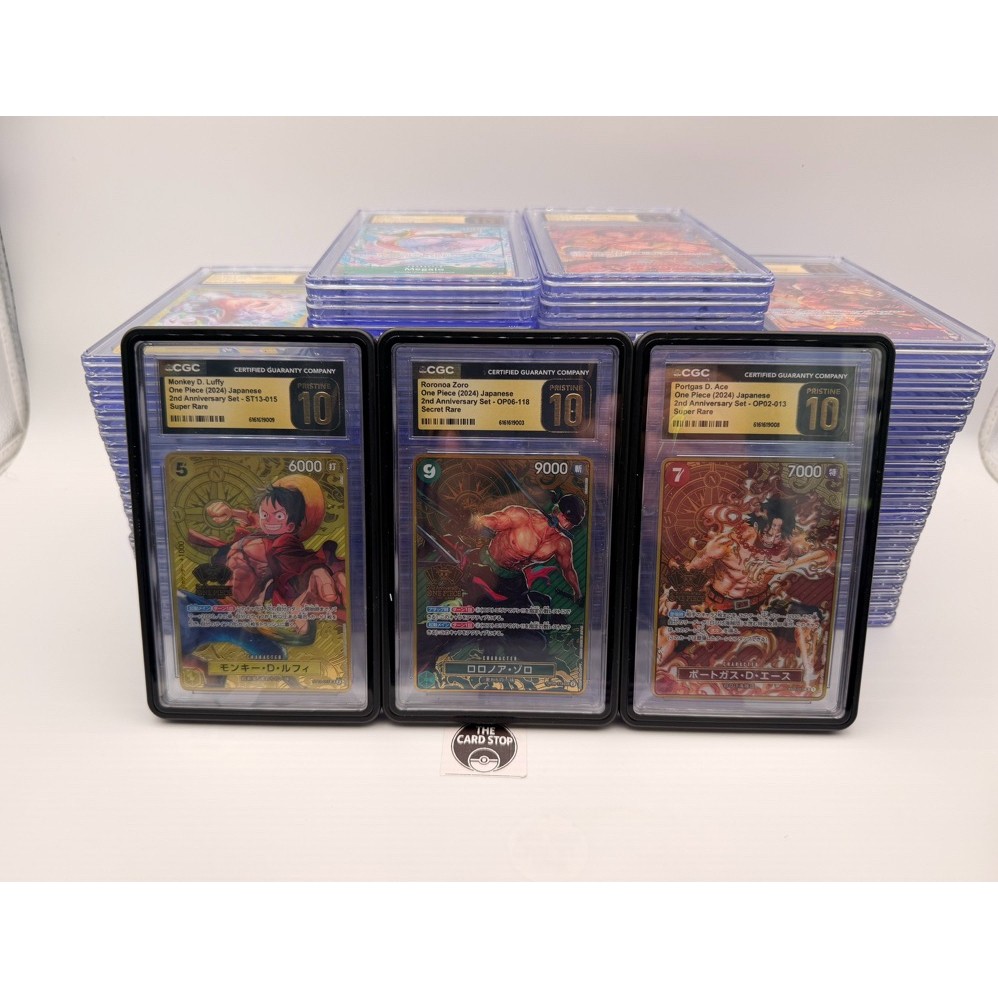 One Piece Card Game - Pristine 10 Graded Cards