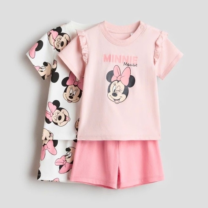 [HM AUTH พร้อมส่ง] ชุดเด็กทารกสุดน่ารัก HM auth minnie cotton พร้อมส่ง