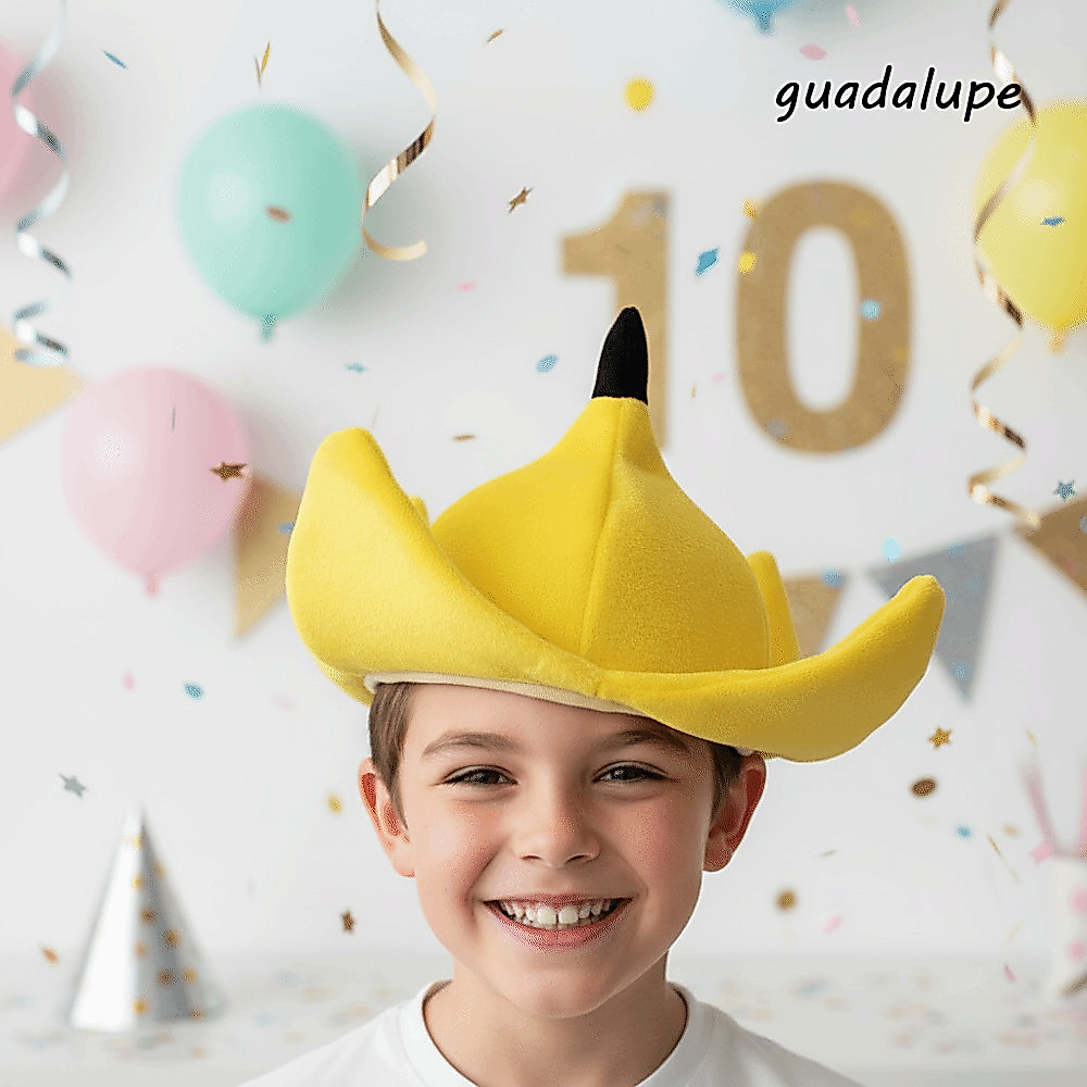 GUADALUPE หมวกตุ๊กตากล้วยผ้านุ่มVibrant