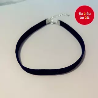 สร้อยคอโชคเกอร์กํามะหยี่สีดําสําหรับผู้หญิงวินเทจวงกว้างเครื่องประดับแฟชั่นเรียบง่าย