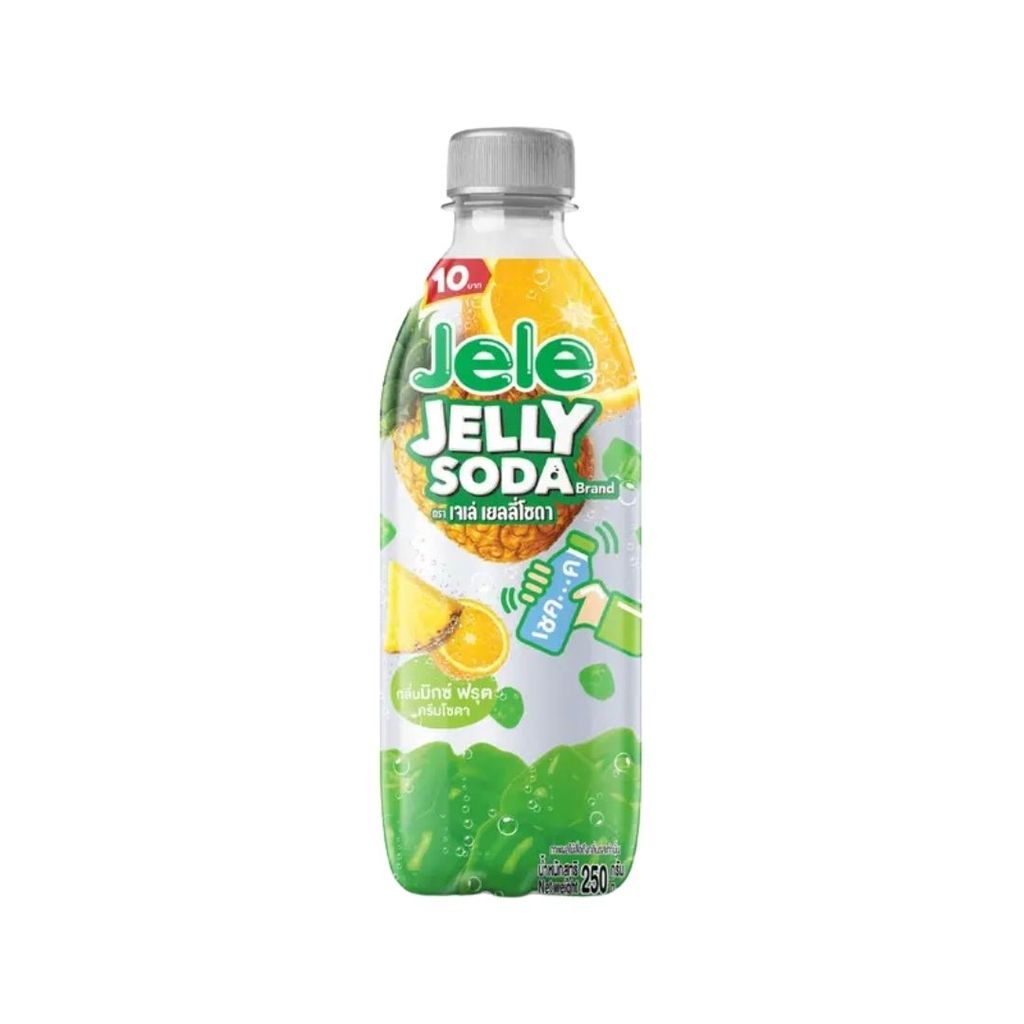 เจเล่ เจลลี่โซดามิกซ์ฟรุต Jele Jelly Soda Mixed Fruit 250g.