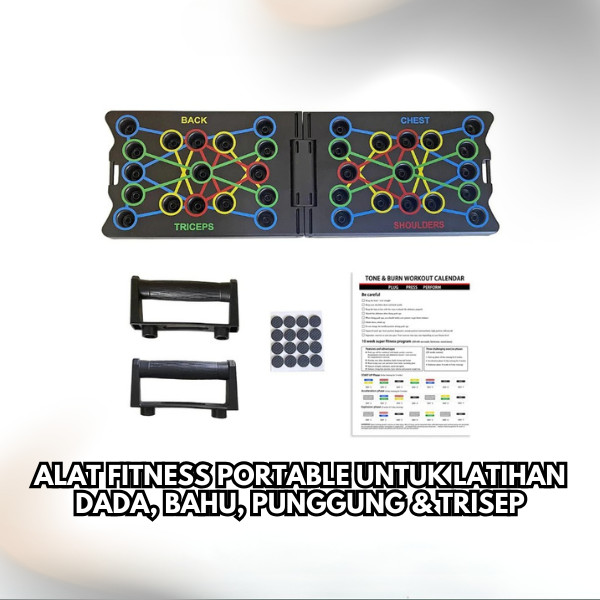 ATRIZ Push Up Board อุปกรณ์ฟิตเนสออกกําลังกาย Push Up Handles