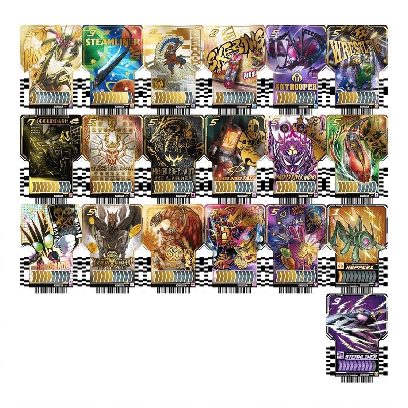 【พร้อมส่ง】Set Kamen Rider Decade Card (PVC Bright Colors ) CSM / DX Size Masked Rider Neo Decade / D
