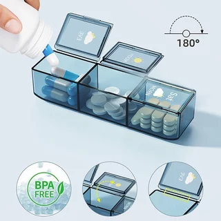 พร้อมส่ง กล่องยา7วัน 28ช่อง กรณียาแบบพกพา กันชื้น กันฝุ่น เหมาะสำหรับการเดินทางและพกพาติดตัวไปด้วย