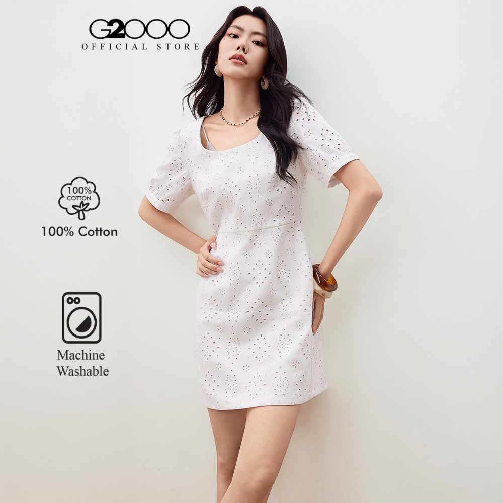 G2000 เดรสสำหรับผู้หญิง ทรง A-Shape รุ่น 5623308202 OFF-WHITE