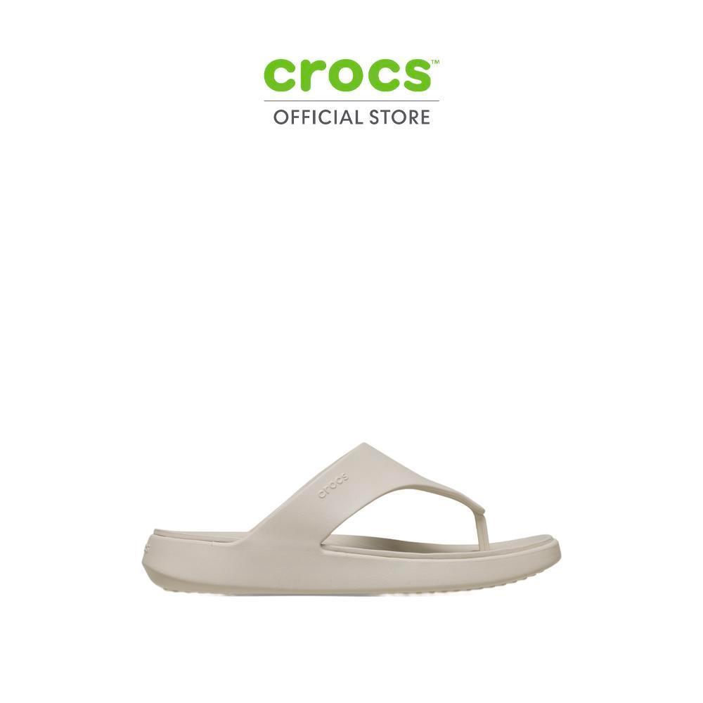 CROCS รองเท้าแตะผู้หญิง GETAWAY TRIANGLE FLIP รุ่น 212018-2MC - FRAPPE