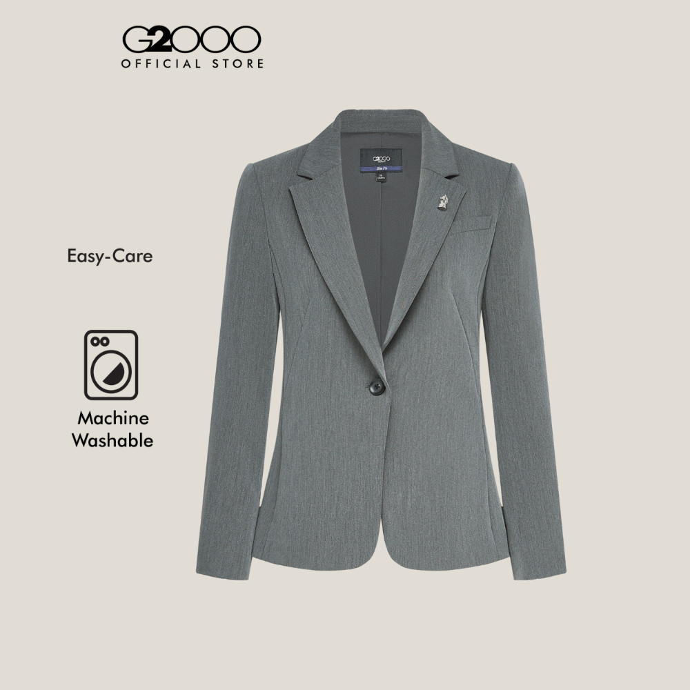 G2000 เสื้อสูทสำหรับผู้หญิง Slim Fit ทรง Slim Fit รุ่น 5621212396 สีเทา