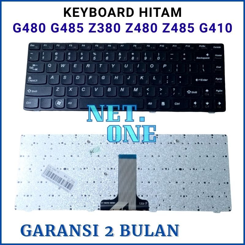 แป้นพิมพ์ที่รองรับสําหรับแล็ปท็อป B480 B485 G480 G485 V480 V485 สีดํา -NETONE
