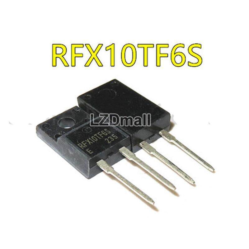 2 ชิ้น RFX10TF6S TO-220F RFX10 TF6S RFX10-TF6S TO-220F-2 ทรานซิสเตอร์ทีวี LCD