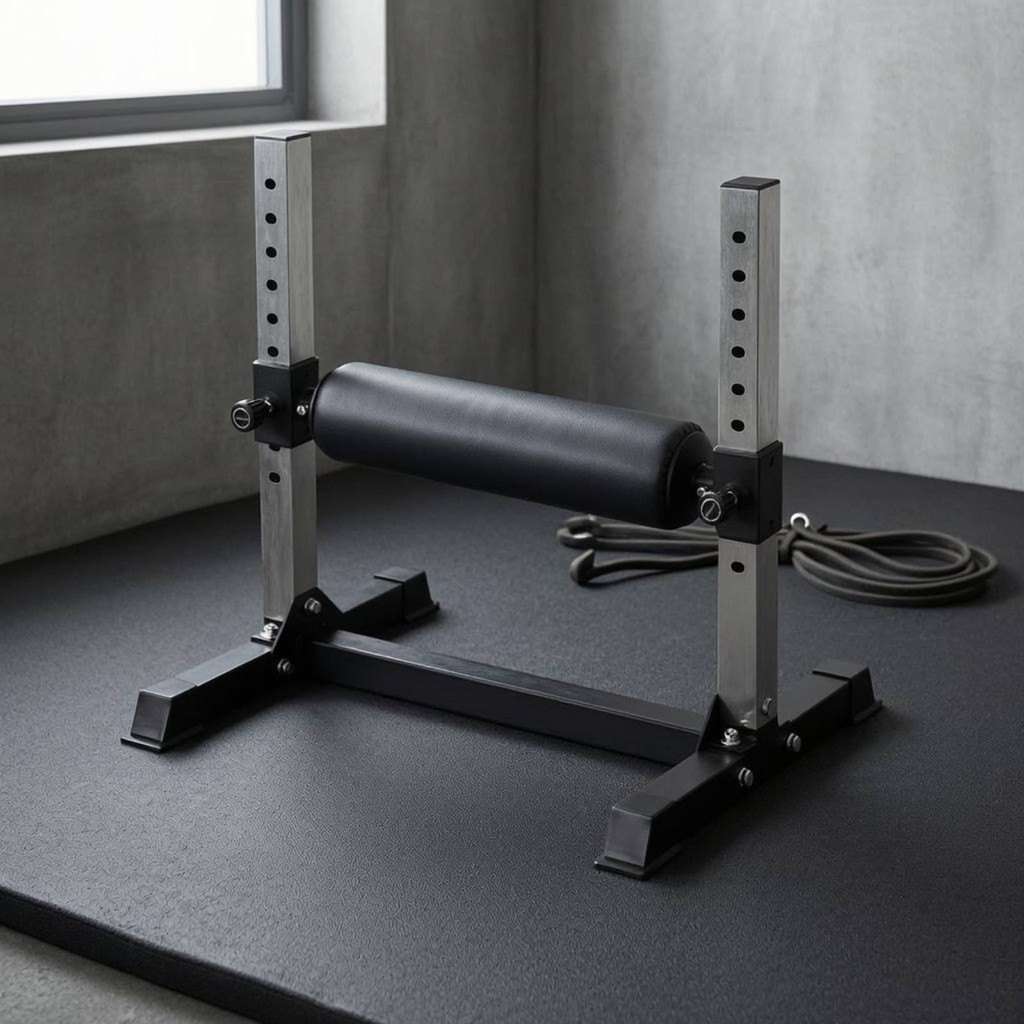 Bulgarian Split Squat Rack เหล็ก Bulgarian แยก Squat Stand อุปกรณ์ฟิตเนส Bolted Assembly สําหรับ Hom