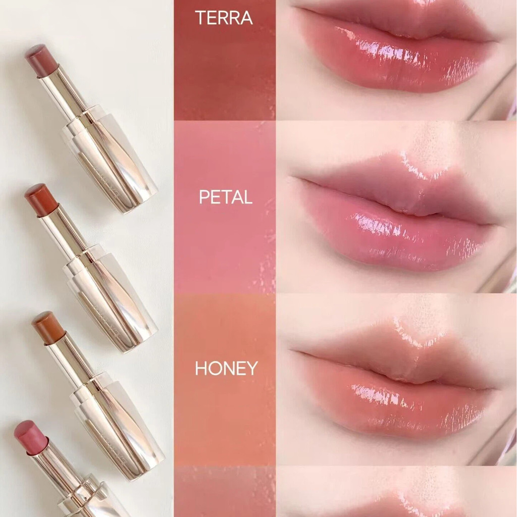 Lamer สินค้าใหม่ Gilded Lip SPA Stick Gilded Lipstick ลิปสติกสีแดง Moisturizing Repairing Plumping