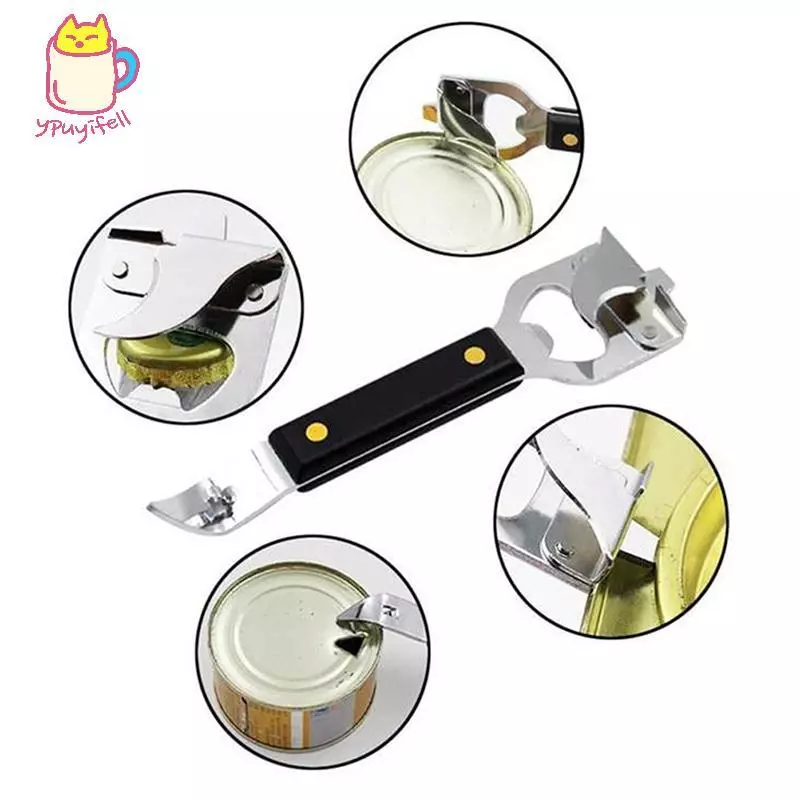 YPU Can Emblek Flipneck Steel Non-Slip Manual Jar Bottle Opener thumbnail 3