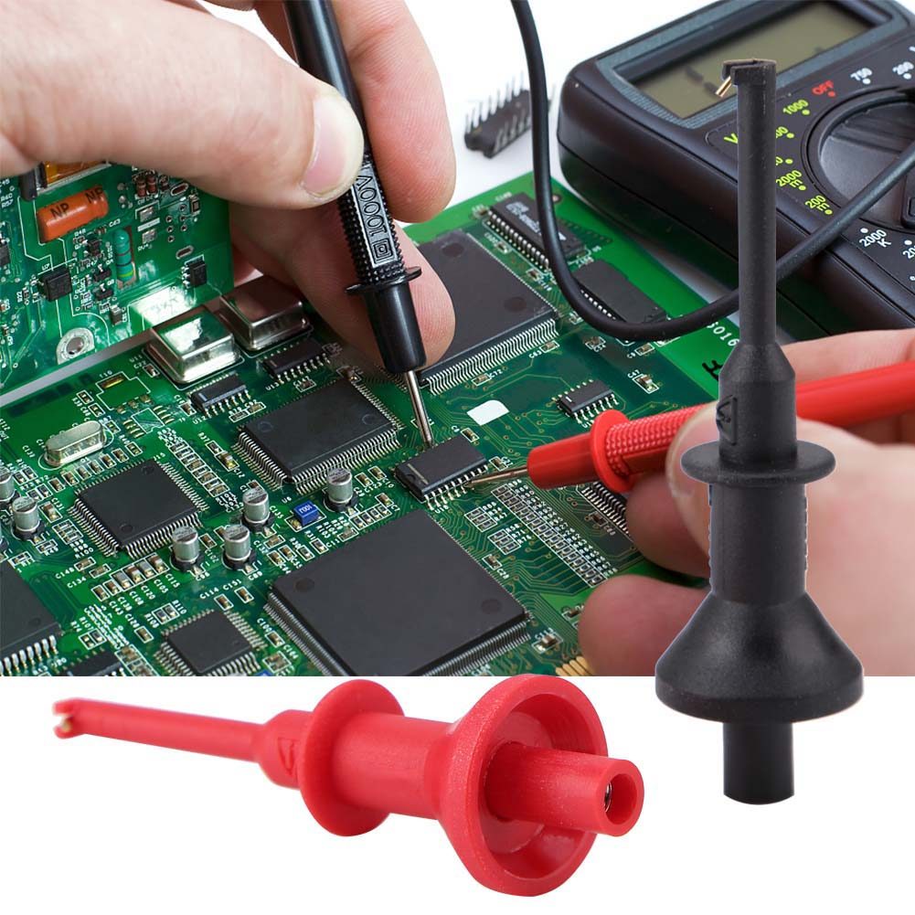 Owuhddnh UT-C01 Multimeter Test Hook Clip การทดสอบไฟฟ้า Grabber Probe สําหรับส่วนประกอบอิเล็กทรอนิกส
