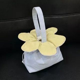 UUMIR กระเป๋าสะพายขา้ง Flower Crossbody Bag, Polka Dots อเนกประสงค์ Tulip-shaped, น่ารักน้ําหนักเบา Mini Simple Floral Shoulder Bag Commuting Tote Bag