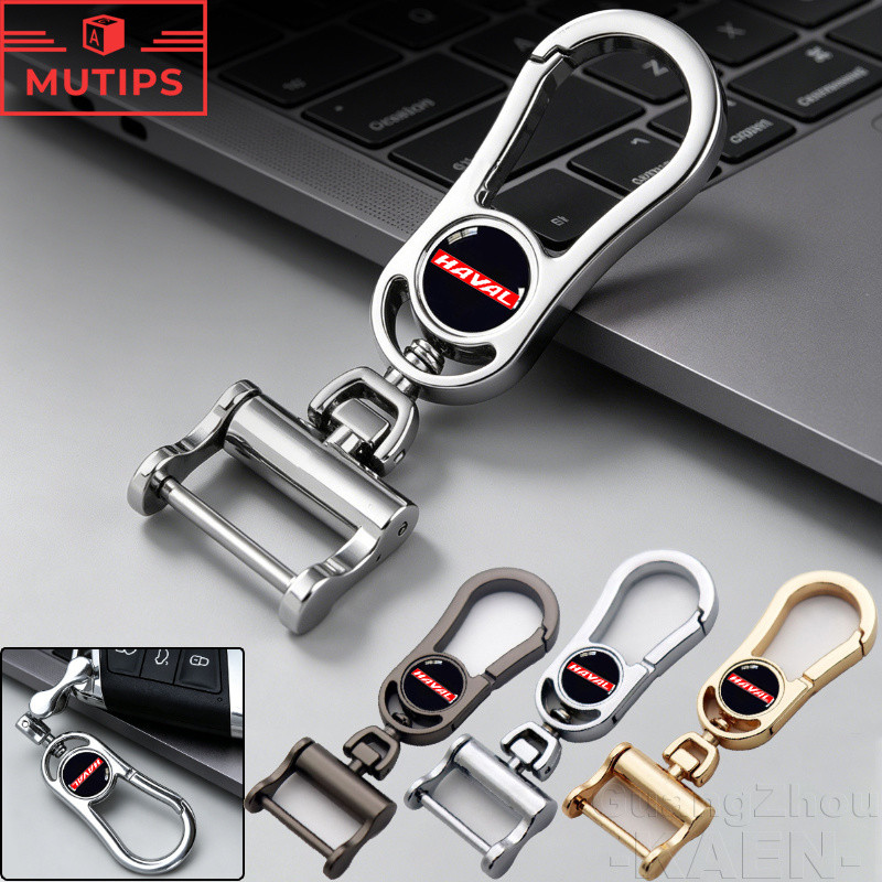 Haval สังกะสีพวงกุญแจผู้หญิงผู้ชายพวงกุญแจรถ Simple Key แหวนจี้สําหรับจี้ สำหรับ H6 Jolion Sport H2 