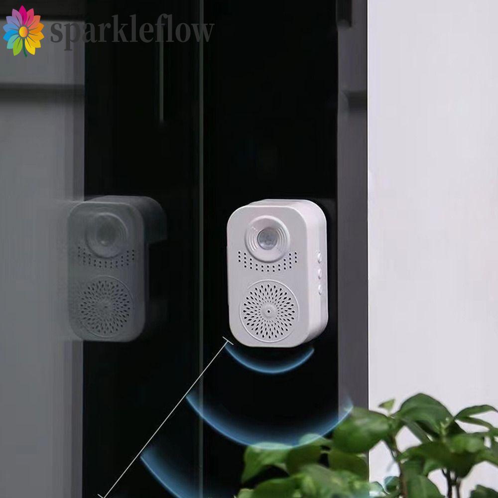 SPARKLEFLOW PIR Motion Sensor สําหรับร้านค้าบริษัทไร้สายเตือนเครื่องตรวจจับอินฟราเรดยินดีต้อนรับอุปก
