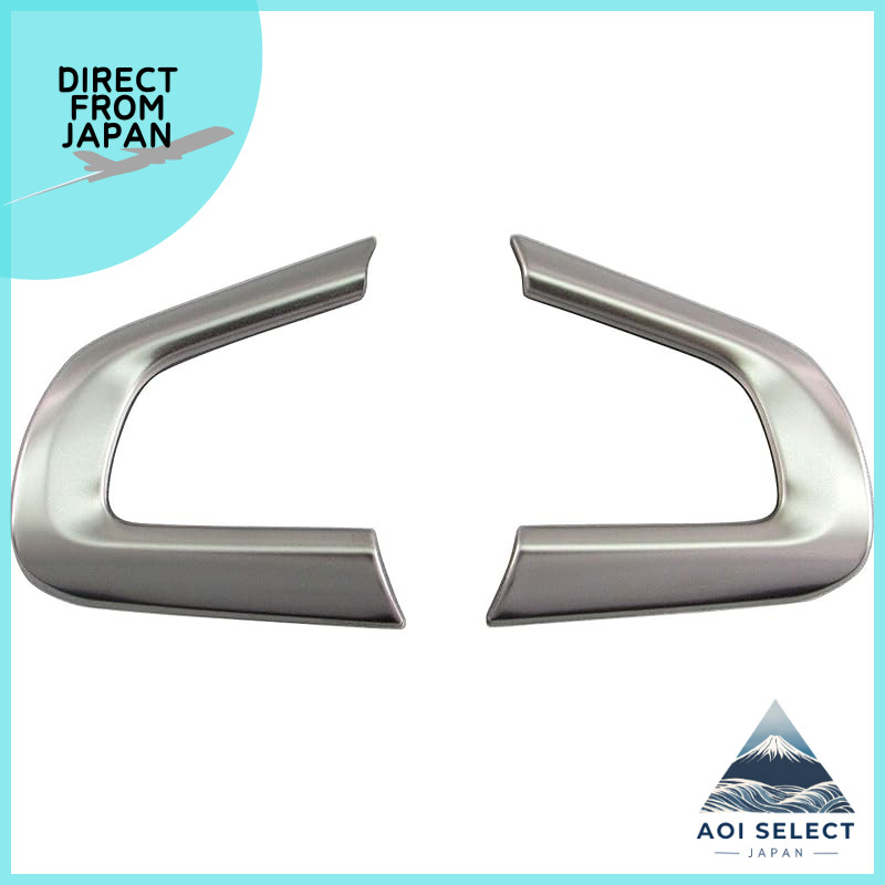 BRIGHTZ Move Canvas LA800S LA810S Stainless Steel Steering Switch Panel Cover Satin Silver [INT-ETC-