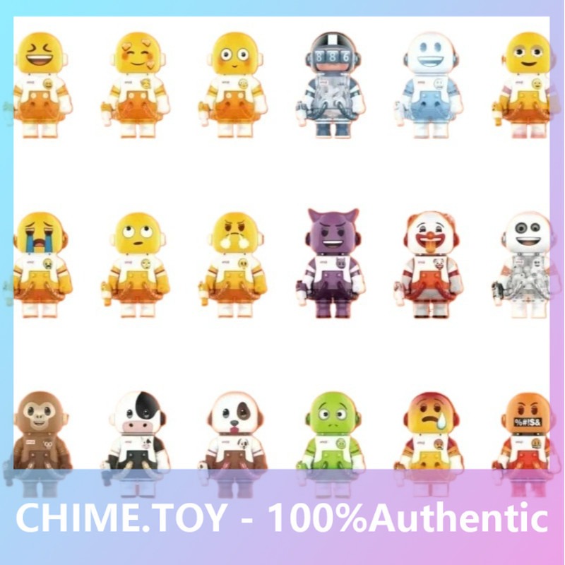 POPMART POPMART MEGA SPACE MOLLY100% x อีโมจิ™Series My Mystery Box ของขวัญเล่นอินเทรนด์