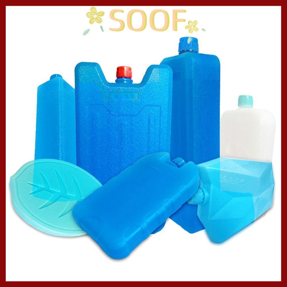 จัดส่งจากประเทศไทยSOOF 1/2/3PCS Ice Box, PE Refrigeration Ice Crystal Box,Reusable Keep Fresh Air Co