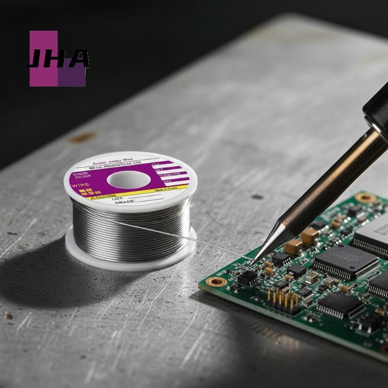 [JHA] Tin Rosin Solder Wire 50g 100g No-clean Solution สําหรับการบัดกรีของอุปกรณ์เสียงและแผงวงจร ks 
