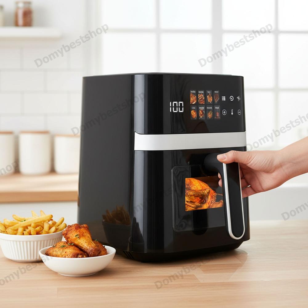 COD 8L Multi-Function Air Fryer Timer & ควบคุมอุณหภูมิ Digital Air Fryer พร้อมหน้าจอสัมผัสและดูหน้าต